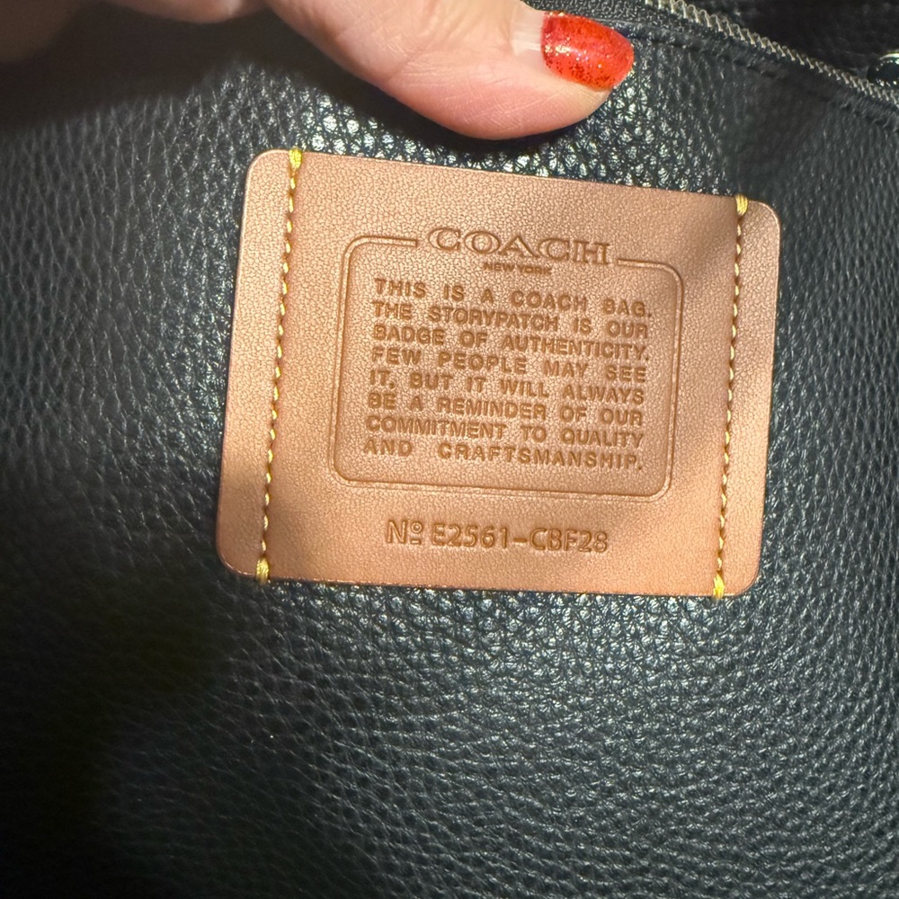 Coach Relay Brown Leather Tote Bag - Picture 5 of 8